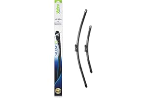 VALEO Silencio Essuie-glace - VF334 - Kit de Balais d'Essuie-glace 600 mm / 350 mm Plats d'Origine de Haute performance, Visibilité Supérieure sur la Route- Avant - Lot de 2 Balais - 574394
