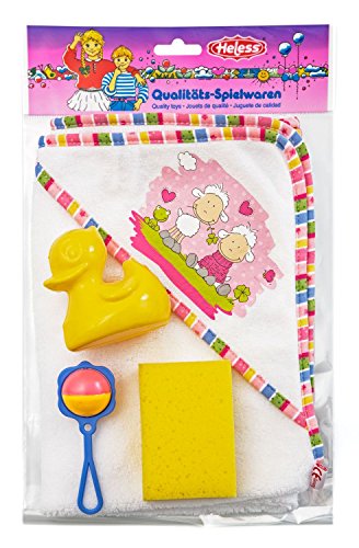 Preisvergleich Produktbild Heless 779 Kapuzenbadetuch, mit Zubehör, Große 50 x 50 cm