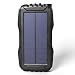 Produktbild SZHENRY 25000 mAh Solar Ladegerät Power Bank Tragbares Solar Powerbank, wasserdicht, mit USB Dual Eingang Port, Kräftiges LED-Licht für draußen, Handy Ladegerät für iPad iPhone-Handys Tablets