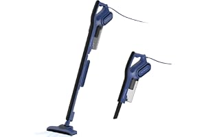 Deerma DX810 Corded Stick Vacuum Cleaner, 16kPa Powerful Suction 3-in-1 Handheld Vacuum, 600W Motor with HEPA Filtration, 0.8L Dust Cup, Lightweight for Hard Floor, Pet Hair and Home Cleaning