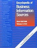 Image de Encyclopedia of Business Information Sources: A Bibliographic Guide to More Than 27,000 Citations Covering over 1,100 Subjects of Interest to Business