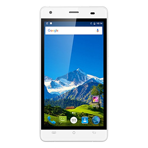 détail Cubot Echo Smartphone 3G Débloqué 5.0 Pouces IPS HD (Android 6.0 MT6580 Quad-Core 1.3GHz - Double SIM 2GB RAM+16GB ROM - 13.0MP Caméra arrière - 3000mAh Batterie/OTG/Hotknot/ Wifi/Bluetooth) - Blanc