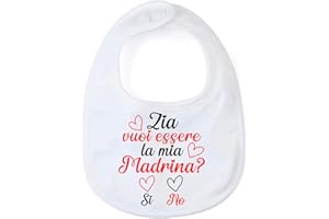 il mondo di Noah Bavaglino Neonato Personalizzato, Bavette Neonato, in Cotone, con Stampa, da 0-3 mesi