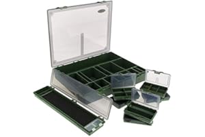 GNT NGT Tackle Box System 7+1 L Tacle, grün, L