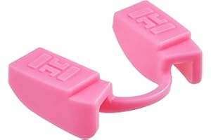 GELFORT Bocchino per sollevamento pesi per fitness e palestra, protezione per bocca Powerlifting per tutti i tipi di sport di forza, mascella bassa, nessun contatto (1PACK PINK)