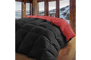 Energy Colors Textil - Hogar - Moscow - Edredón/Relleno Nórdico Reversible (Rojo - Negro, Cama 90 y 105 (180_x_260_cm))