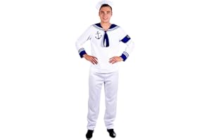 Fun Shack Sailor Costume Men, Mens Sailor Outfit Mens, French Sailor Costume, Navy Costume Men