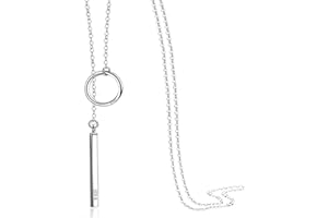 Perfect 4U Round Long Necklace 925 Sterling Silver Chain for Women Handcrafted Jewelry 16" - 30", 标准纯银