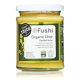 Fushi Grass Fed Ghee Clarified Butter 300ml, Organic Hand Churned