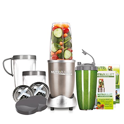 NutriBullet 900 pro - Extractor de zumo 15 piezas - [importado, instrucciones no en español]