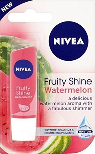 NIVEA Lipcare Fruity Shine Watermelon 4.8g x 3 Packs