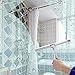 Produktbild LCLrute Fensterabzieher für Badezimmer Spiegel Fenster Glasreinigung Duschabzieher Edelstahl Duschwischer mit Wandaufhänger ohne Bohren Silikon-Wischlippe