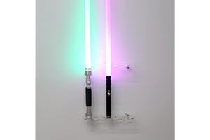 WANLIAN Support mural vertical pour sabre laser - Support compatible avec la plupart des sabres laser (5 pantalons transparents)