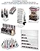 byAlegory Acrylic Makeup Stand Organiser With Removable Dividers | 20 Spaces Designed To Stand & Lay Flat