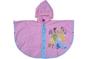 CARTOON Capa de lluvia de princesas Disney impermeable para niños antilluvia cortavientos