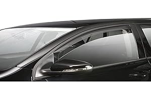 ClimAir Windabweiser kompatibel mit Audi Q7 5 türer 2006-2015, Rauchgrau