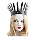 Produktbild SODIAL(R) Roemischen Stil Kunstleder Stirnband Grosse Krone Koenigin Fan uebertriebene Persoenlichkeit Portraet Fotografie Haarschmuck Kopfbedeckungen