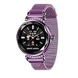 DJym Fitness-Tracker für Frauen Frauen Herzfrequenz-Monitore Step Counter Activity Trackers Smartwatches Bracelet IP67 Waterproof Bluetooth Pedometer Wristband mit Sleep Monitor,b