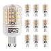 Produktbild SEBSON 10er Pack G9 LED 3W Lampe – vgl. 25W Glühlampe – 240 Lumen – G9 LED warmweiß – LED Leuchtmittel 160°