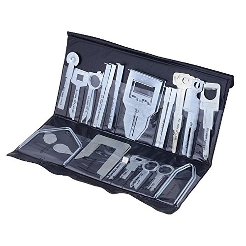 Sound Way Set Kit Professionale Chiavi Attrezzi Universali Rimozione Stereo Autoradio compatibili con Audi, Fiat, Ford, Volkswagen