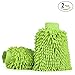 Produktbild Auto Waschhandschuhe (2er Pack) Premium Mikrofaser Chenille Super Saugfähig Wash und Wax Handschuh