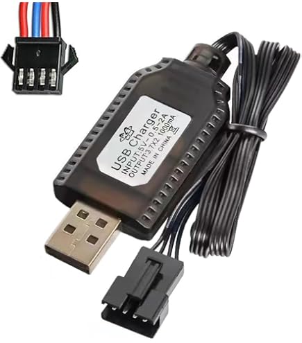 Btkigl – Chargeur Secteur 7,2 V / 9,6 V Pour Batteries NiCd/NiMH, Avec Port USB 5 V, Pour Jouets Radiocommandés Et Modèles Réduits