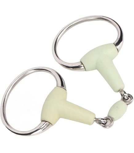 Filetto Due Anelli Gag EQUIKIND Peanut – Boccaglio In Acciaio Inox, Gusto Mela, 11,4 Cm, Per Cavalli - 3
