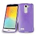 Produktbild LG L BELLO Silikonhülle in LILA von Cadorabo - X-Line Design TPU Schutzhülle für LG L BELLO – Handyhülle Bumper Case Backcover in FLIEDER VIOLETT