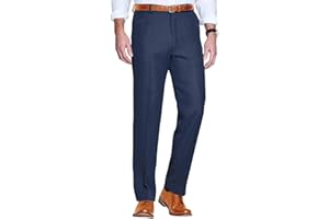 Chums | Men's | Formal Elasticated Trousers | Comfort Fit Pants | Smart Trousers for Men |