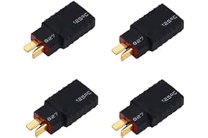 YOUKE Youme Male Deans to Femelle TRX Traxxas Connecteur Adaptateur sans Fil RC Slash E Revo (4pcs / lot)