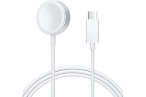AEN ART Watch Charger【Apple MFi Certified】 Magnetic to USB-C Fast Charging Cable (1M) Compatible with Apple Watch Series 9/8/7/6/5/4/3/3/2/1/SE/Ultra, Magnetic Wireless Charger.