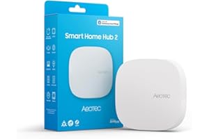 Aeotec Smart Home Hub 2 | Matter, Zigbee, Thread, Wi-Fi | Sprachsteuerung mit Alexa und Google | Hausautomation | SmartThings kompatibel | GP-AEOHUBV4EU