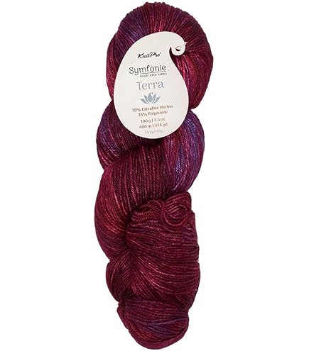 Knitpro Terra Color Symfonie Garn – 100 G / Ca. 380 M, 75% Merino, 25% Polyamid, Maschinenwaschbar, Farbe: Tropical Seascape