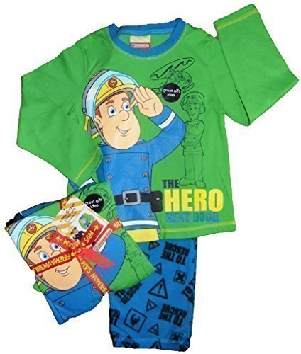 Lovely Fireman Sam Pyjamas Gift Ribbon Presentation 1.5-y
