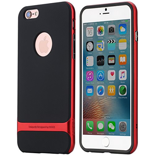 Funda ROCK Royce iPhone 6 6s Case Netted Texturizado Doble Capa Dos Colores Apple Logo PC TPU Agujero Honda Tel fono Caja Caso para Apple iPhone 6 6s 4 7 inch - Rojo Funda ROCK Royce iPhone 6 6s Case Netted Texturizado Doble Capa Dos Colores Apple Logo PC TPU Agujero Honda Tel fono Caja Caso para Apple iPhone 6 6s 4 7 inch - Rojo