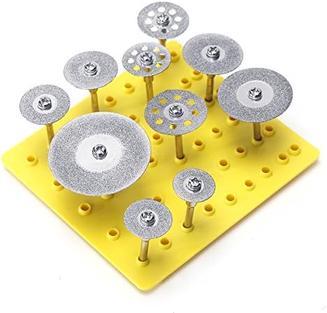 BABAN 10X 1/8'' Diamond Saw Cut Off Discs Wheel Blades Rotary Tool Set 2.35mm