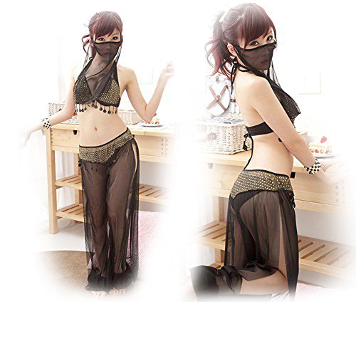 1-Set-4-Pcs-Sexy-Lady-Sequin-Lingerie-Veiled-Latin-Dance-Arab-Tassel-Belly-Dance-Adult-Indian-Dance-Clothes-Veil-Bra-Thongs-pants