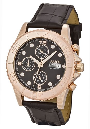 Aatos ros Vergoldet Herren Automatik Armband Uhr KaranisLRgB Aatos ros Vergoldet Herren Automatik Armband Uhr KaranisLRgB
