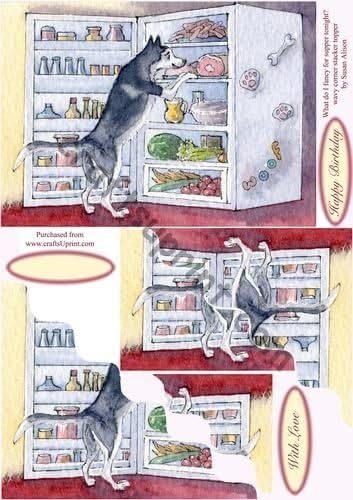What do I fancy for supper tonight? wavy corner stacker by Susan Alison