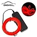 Produktbild Onewell 15 ft Neonlicht, LED Neon LED Licht Glow EL Wire String Streifen Seil Tube für Auto Dekoration, Party, Halloween (rot)