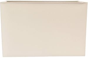 Contemporary and Stylish Soft Cream Linen Fabric Rectangular Lamp Shade for Wall Ceiling or Table - 29cm Length 60w Maximum Suitable for The Home or Commercial Usage by Happy Homewares