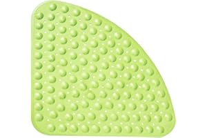 XM-ZHHY Sektor Alfombrilla de Ducha de Esquina de Goma, Antideslizante, Alfombrilla de baño Cuadrada, Alfombrilla antibacteriana con ventosas para Ducha o bañera, Alfombrilla Antideslizante para bañera