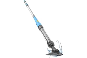 Oxseryn Aspirateur de Piscine sans Fil Portable Rechargeable pour piscines souterraines et Hors-Sol, spas et jacuzzis