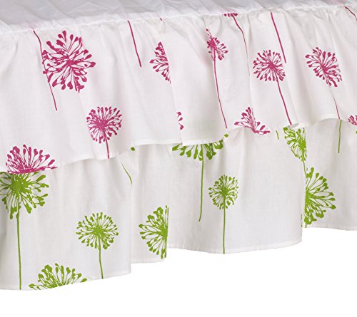 Cotton Tale Designs Crib Skirt, Hottsie Dottsie Dust Ruffle