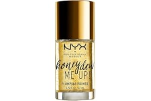 ‎NYX PROFESSIONAL MAKEUP NYX Professional Makeup Primer, Honey Dew Me Up, Makeup Basis, Vegane Formel, Aufpolsternder Primer mit Honigmelone-Extrakt und Goldflocken, Strahlendes Finish, 20 ml