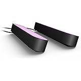 Philips Hue White and Color Ambiance Play Lightbar double pack, dimmable, up to 16 million colors, controllable via app, comp