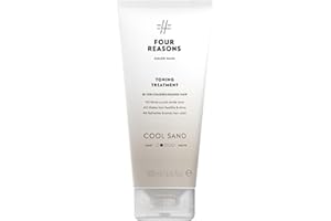 ‎FOUR REASONS Four Reasons Haartönung Conditioner - Cool Sand Blond - Natürliche Spülung und Intensivtönung für Haare - Semi permanente Blonde Haarfarbe - Intensive & Schonende Farben Tönung