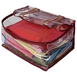 Kuber Industries Heavy Marron Brocade Heavy Wedding Petticoat Cover (10-15 Sarees Capacity) RS.289 (50.00% Off) - Amazon
