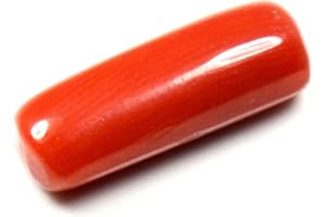 Jewelryonclick Red Coral Stone 4.5 Ct Natural Original Loose Gemstone
