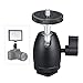Produktbild Andoer Mini Fotografie Kugelkopf mit Cold Shoe-Mount-Adapter 1/4" Schraube für die Montage des Blitz-LED-Licht-Kamera-Camcorder Video Monitor